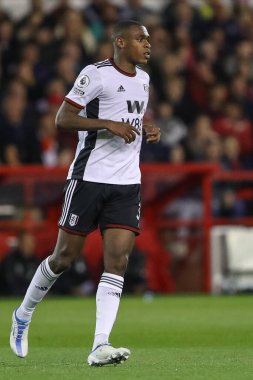 Fulham Issa Diop # 31 Premier Lig maçı sırasında Nottingham Forest Fulham 'a karşı City Ground, Nottingham, İngiltere, 16 Eylül 202