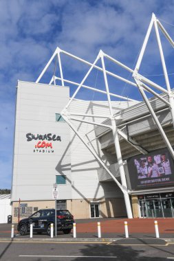 Swansea.com Stadyumu 'nun genel görünümü, 17 Eylül 202' de Swansea City ile Hull City arasında oynanan Sky Bet Şampiyonası maçı sırasında Swansea.com Stadyumu, Swansea.com, İngiltere