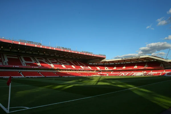 General View City Ground Premier League Match Nottingham Forest Fulham — Stockfoto
