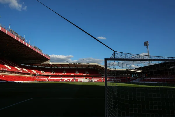 General View City Ground Premier League Match Nottingham Forest Fulham — Stockfoto