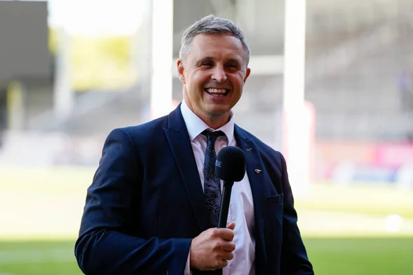 Paul Rowley Head Coach Salford Red Devils Betfred Super League — ストック写真