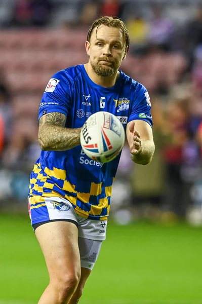 Blake Austin Leeds Rhinos Pendant Échauffement Avant Match Betfred Super — Photo