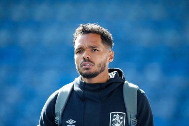 Huddersfield Town 'dan Duane Holmes 17 Eylül 202' de John Smith Stadyumu 'nda Huddersfield Town ile Cardiff City arasındaki Gökyüzü İddia Şampiyonası maçı için geliyor.