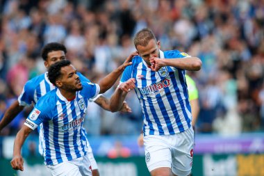 Huddersfield Town 'dan Jordan Rhodes 17 Eylül 202' de John Smith 'in Stadyumu' nda Huddersfield Town 'a karşı Cardiff City' nin oynadığı Sky Bet Şampiyonası maçında 1-0 'lık bir gol attı.