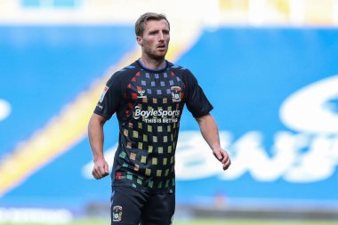 Coventry City 'den Jamie Allen # 8 Gökyüzü İddia Şampiyonası maçında Birmingham City, Coventry City' ye karşı St Andrews, Birmingham, Birleşik Krallık, 17 Eylül 202