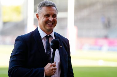Paul Rowley, Betfred Süper Ligi maçından önce Salford Red Devils 'in baş antrenörü St Helens, St Wicked Stadyumu' nda Salford Red Devils 'e karşı, 17 Eylül 202
