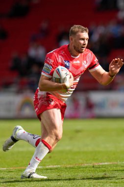 Joe Batchelor # 12 Betfred Süper Ligi maçı sırasında St Helens 'e karşı Salford Red Devils Tamamen Wicked Stadyumu, St Helens, Birleşik Krallık, 17 Eylül 202