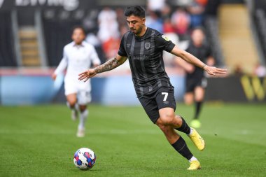 Ozan Tufan # 7 of Hull City Gökyüzü İddia Şampiyonası maçında Swansea City vs Hull City Swansea.com Stadyumu, Swansea.com, İngiltere 17 Eylül 202