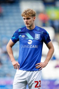 Huddersfield Town 'dan Jack Rudoni 17 Eylül 202' de John Smith Stadyumu 'nda Huddersfield Town, Cardiff City maçından önce ısınıyor.
