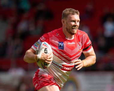 Joe Batchelor # 12 Betfred Süper Ligi maçı sırasında St Helens 'e karşı Salford Red Devils Tamamen Wicked Stadyumu, St Helens, Birleşik Krallık, 17 Eylül 202
