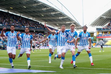 Huddersfield Town 'dan Jordan Rhodes 17 Eylül 202' de John Smith 'in Stadyumu' nda Huddersfield Town 'a karşı Cardiff City' nin oynadığı Sky Bet Şampiyonası maçında 1-0 'lık bir gol attı.