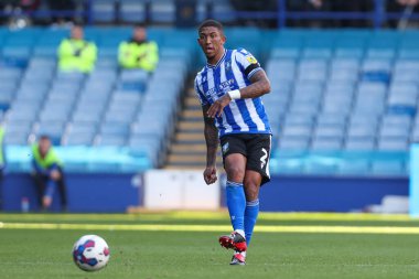 Sheffield Wednesday 'den Liam Palmer topu 17 Eylül 202' de Sheffield Wednesday 'in Hillsborough, Sheffield, İngiltere' de Ipswich Town 'a karşı oynadığı 1.