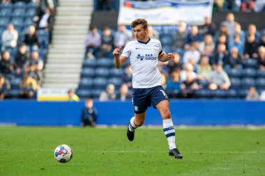 Preston North End 'den Ryan Ledson 17 Eylül 202' de Deepdale, Preston, İngiltere 'de Preston North End' e karşı oynanan Gökyüzü İddia Şampiyonası maçında...