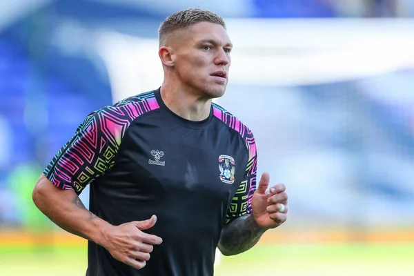 Martyn Waghorn Coventry City Durante Riscaldamento Pre Partita Vista Della — Foto Stock