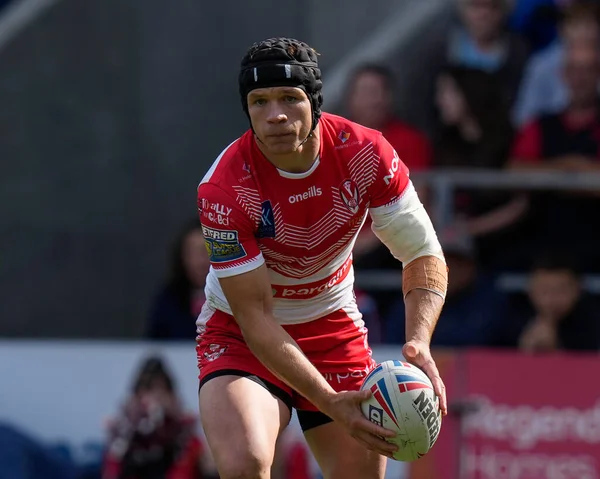 Jonny Lomax Van Helens Tijdens Betfred Super League Wedstrijd Helens — Stockfoto