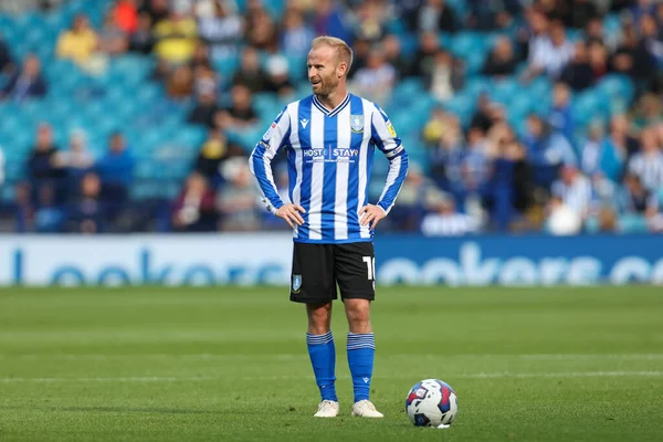 Barry Bannan Sheffield Wednesday Prepares Take Free Kick Sky Bet — Stock Photo, Image