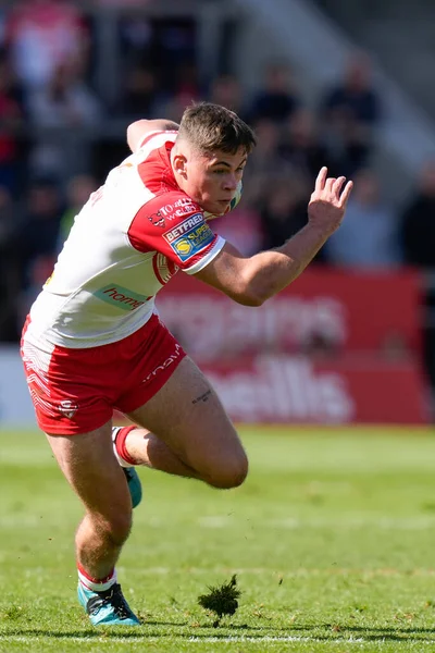 Jack Welsby Helens Durante Jogo Betfred Super League Helens Salford — Fotografia de Stock