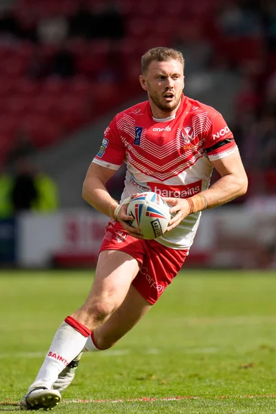 Joe Batchelor Helens Durante Jogo Betfred Super League Helens Salford — Fotografia de Stock