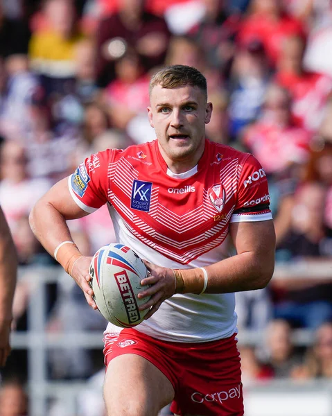 Matty Lees Helens Durante Partita Betfred Super League Helens Salford — Foto Stock