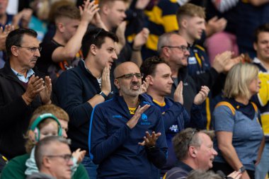 Worcester Warriors 'un destekçileri Gallagher Premiership maçında Worcester Warriors Exeter Chiefs' e karşı Sixways Stadyumu, Worcester, İngiltere, 18 Eylül 202