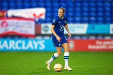 Magdalena Eriksson # 16 Chelsea Kadınlar Süper Ligi 'nde Liverpool Kadınlar vs Chelsea Kadınlar Prenton Park, Birkenhead, İngiltere, 18 Eylül 202