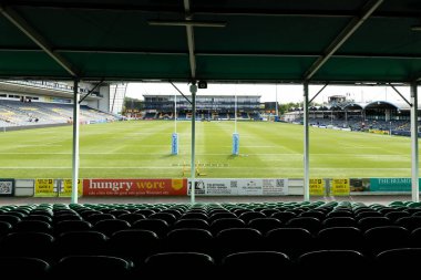 Worcester Warriors 'un memleketi Sixways Stadyumu' nun genel görüntüsü. 18 Eylül 202 'de Worcester Warriors - Exeter Chiefs maçından önce.