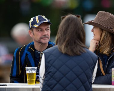 Worcester Warriors taraftarları Gallagher Premiership maçından önce Worcester Warriors Exeter Chiefs 'e karşı Sixways Stadyumu, Worcester, İngiltere, 18 Eylül 202