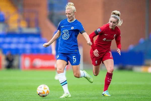 Sophie Ingle Chelsea Women Possession Women Super League Match Liverpool — Stock Photo, Image