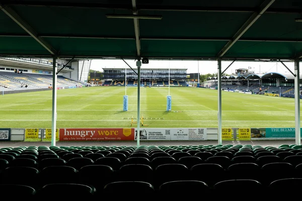 Общий Вид Стадиона Sixways Stadium Родины Worcester Warriors Перед Матчем — стоковое фото