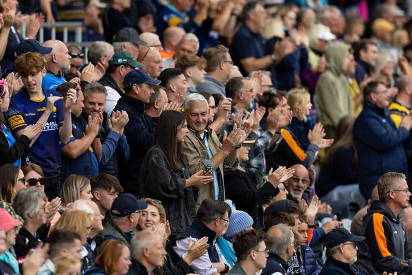 Anhänger Der Worcester Warriors Während Des Gallagher Premiership Spiels Worcester — Stockfoto