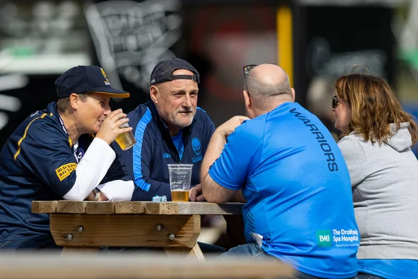 Worcester Warriors Supporters Gallagher Premiership Match Worcester Warriors Exeter Chiefs — Stock Photo, Image