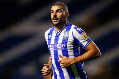 Sheffield 13 numaralı Callum Paterson Çarşamba günü Papa John 's Trophy maçında Çarşamba günü Hillsborough, Sheffield, İngiltere' de Burton Albion 'a karşı.