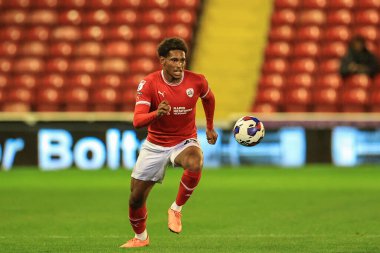 William Hondermarck # 23 Barnsley Papa John 's Trophy maçı sırasında Oakwell, Barnsley' de Newcastle United U21 'e karşı, 20 Eylül 202