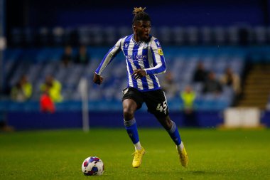 Sheffield 'den Alex Mighten # 45 Çarşamba günü Papa John' s Trophy maçı sırasında Sheffield Wednesday, Hillsborough, Sheffield, İngiltere 'de Burton Albion' a karşı 20 Eylül 202