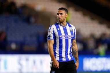 Sheffield 'den Lee Gregory # 9 Çarşamba günü Papa John' s Trophy maçında Sheffield Wednesday 'e karşı Hillsborough, Sheffield, Birleşik Krallık' ta Burton Albion, 20 Eylül 202