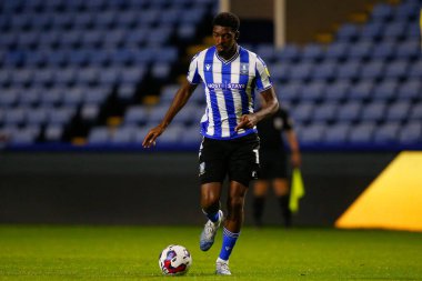 Tyreeq Bakinson # 19 Sheffield Çarşamba günü Papa John 's Trophy maçında Çarşamba günü Hillsborough, Sheffield, İngiltere' de Burton Albion 'a karşı, 20 Eylül 202