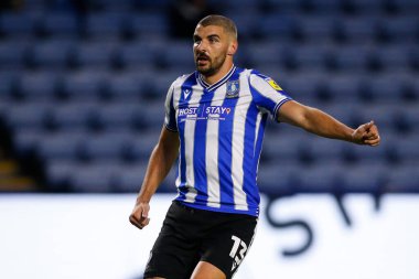 Sheffield 13 numaralı Callum Paterson Çarşamba günü Papa John 's Trophy maçında Çarşamba günü Hillsborough, Sheffield, İngiltere' de Burton Albion 'a karşı.