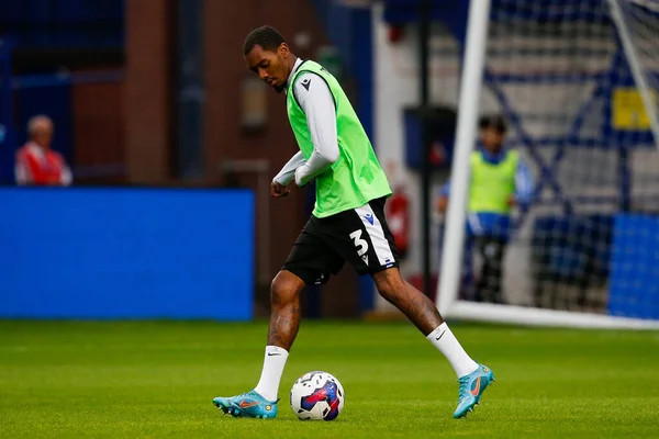 Jaden Brown Sheffield Wednesday Warms Papa John Trophy Match Sheffield — Stock Photo, Image