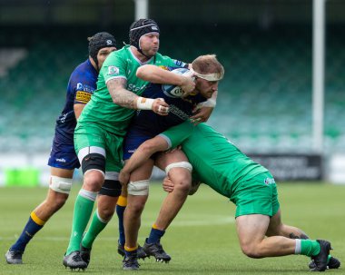 Worcester Warriors 'dan Joe Batley, 24 Eylül 202' de Sixways Stadyumu, Worcester, İngiltere 'de oynanan Gallagher Premiership maçında yenildi.
