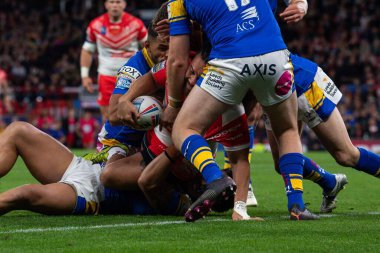 St Helens 'ten 23 numaralı Konrad Hurrell, 24 Eylül 202' de Old Trafford, Manchester, İngiltere 'de oynanan 25. Betfred Süper Lig Grand League karşılaşmasında şansını deneyecek.