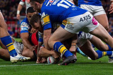 St Helens 'ten 23 numaralı Konrad Hurrell, 24 Eylül 202' de Old Trafford, Manchester, İngiltere 'de oynanan 25. Betfred Süper Lig Grand League karşılaşmasında şansını deneyecek.
