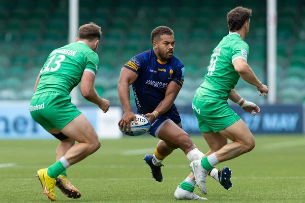 Ollie Lawrence Worcester Warriors Gallagher Premier Match Worcester Warriors Newcastle — Stockfoto