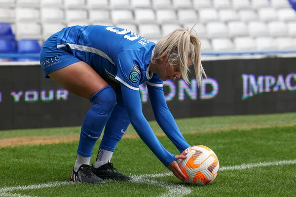 Mollie Green Birmingham City Prepara Para Tomar Una Curva Durante — Foto de Stock