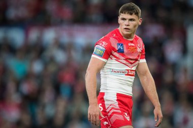 St Helens - Old Trafford, Manchester, Birleşik Krallık 'ta oynanan 25. Betfred Süper Lig Grand League Finali' nde Jack Welsby # 1.