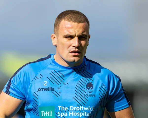 Curtis Langdon Worcester Warriors Durante Aquecimento Antes Gallagher Premiership Match — Fotografia de Stock