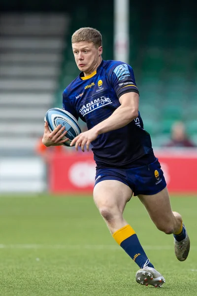 Noah Heward Worcester Warriors Durante Luta Gallagher Premiership Worcester Warriors — Fotografia de Stock