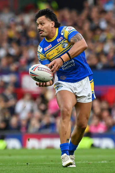 Zane Tetevano Leeds Rhinos Ação Durante 25Th Betfred Super League — Fotografia de Stock