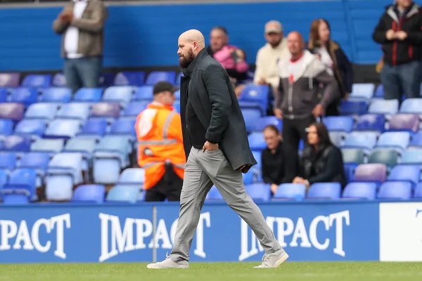 Lee Burch Manager För Coventry United Women Super League Match — Stockfoto