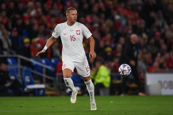 Kamil Glik Della Polonia Durante Partita Del Gruppo Della Uefa — Foto Stock