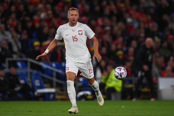 Kamil Glik Della Polonia Durante Partita Del Gruppo Della Uefa — Foto Stock